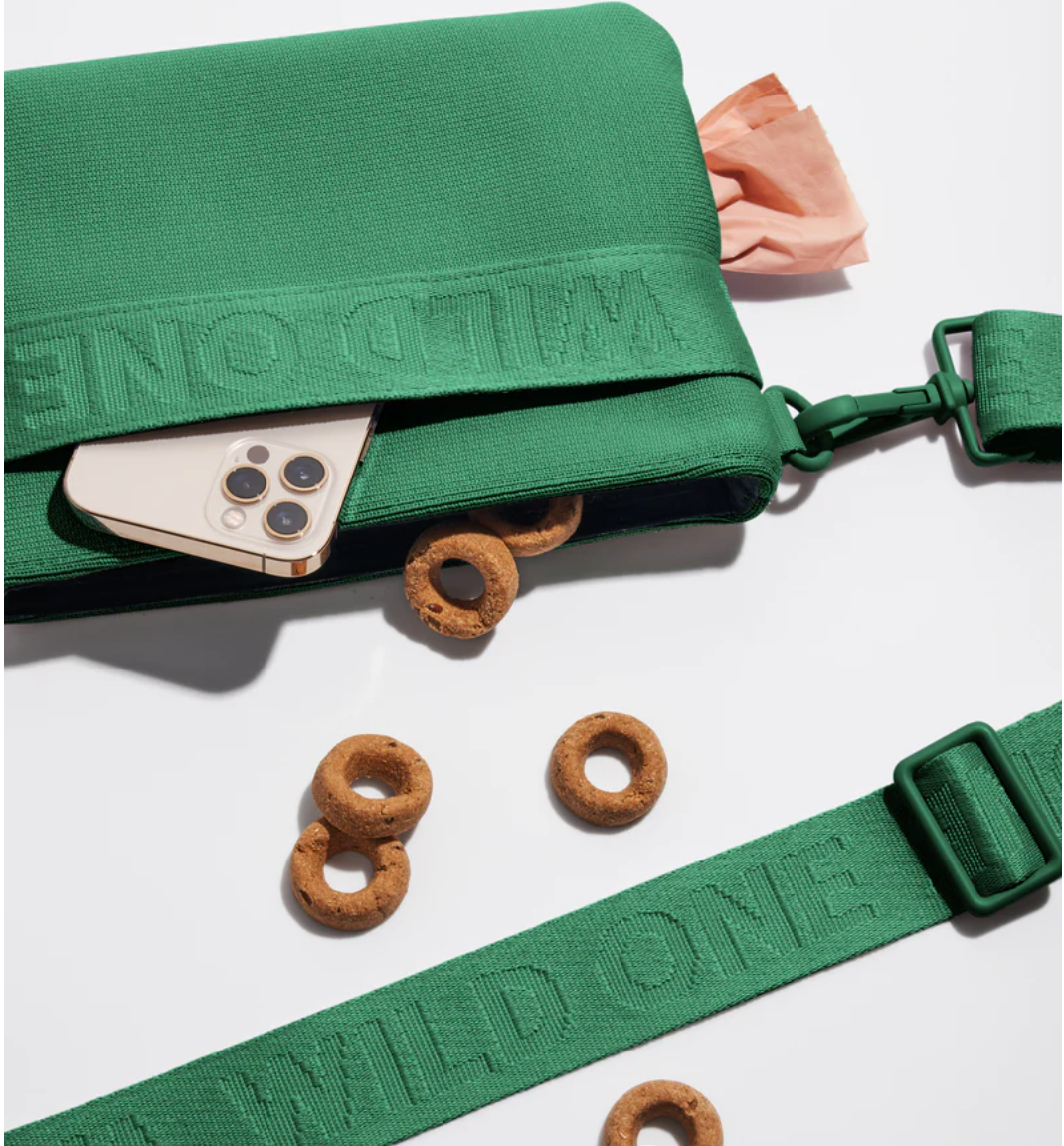 Wild One Treat Pouch Spruce (Green) Recycled Knit - Image 6